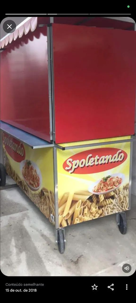 BARRACA DE LANCHES SEMI NOVA