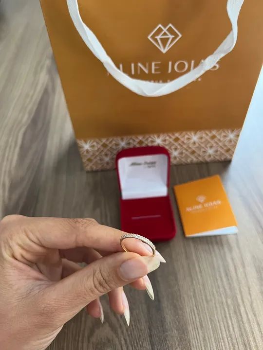 ANEL OURO 18K (NUMERAÇÃO 17)