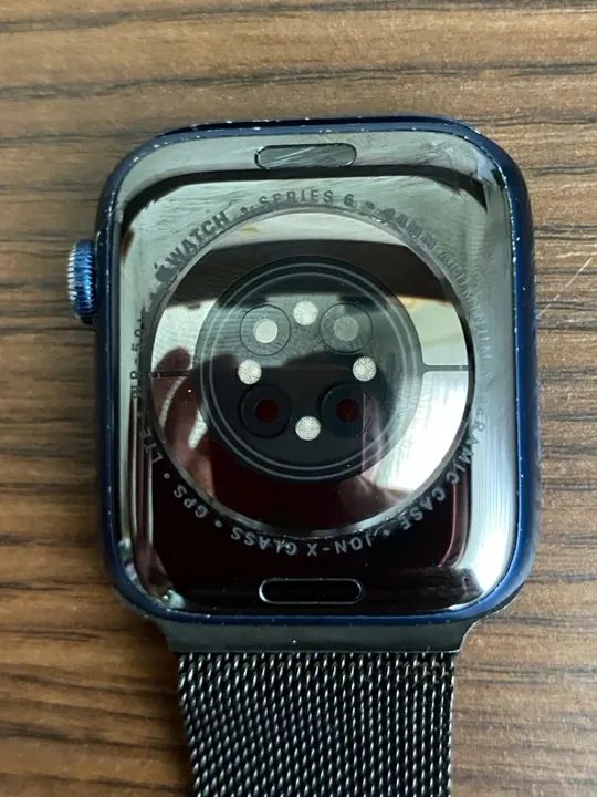 Apple Watch Series 6 GPS - Azul 44mm (o maior)
