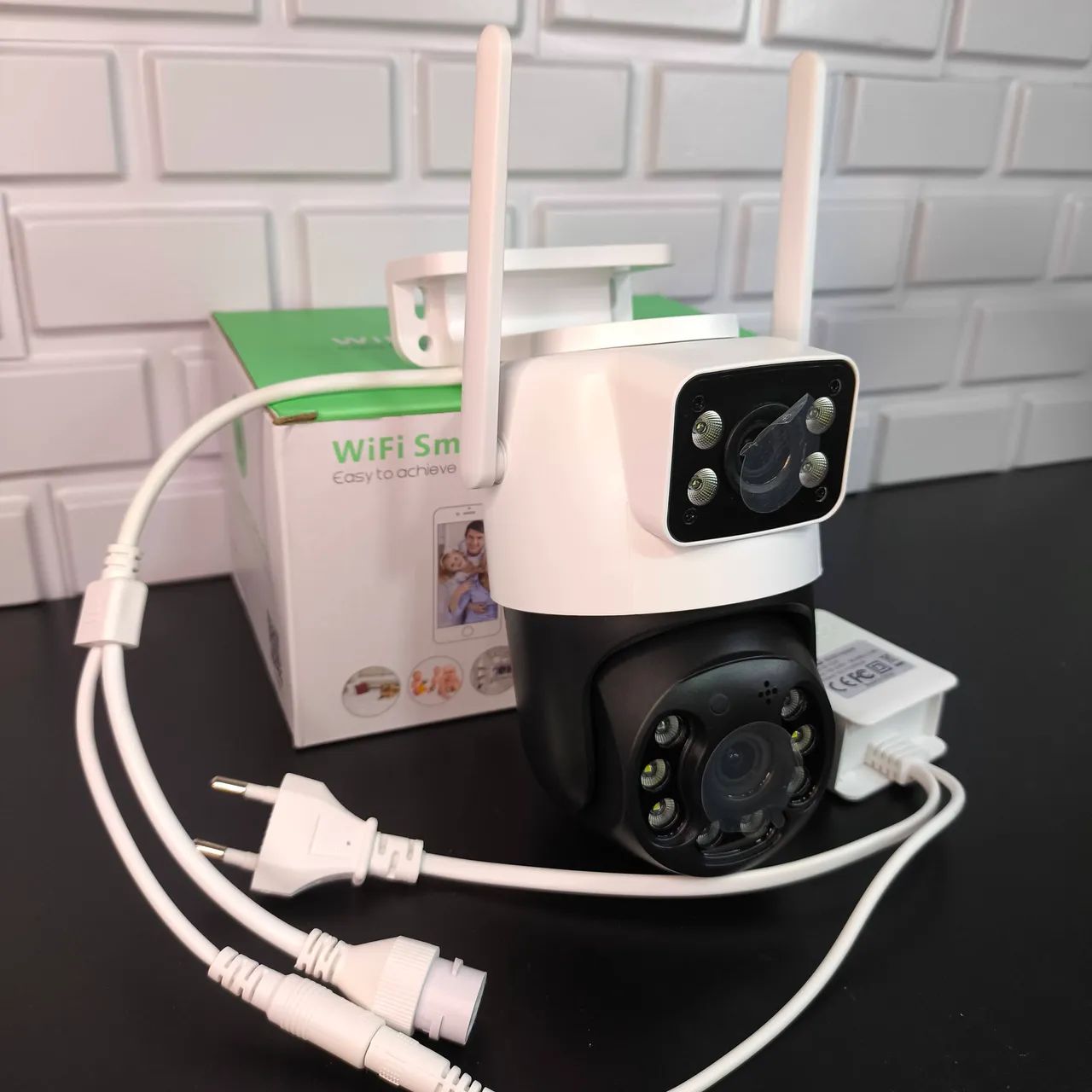 CÂMERA DUPLA WI-FI A PROVA D'ÁGUA  - Foto 2