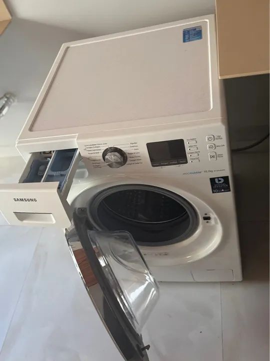 Maquina de lavar samsung  10,1 kg eco bubble digital inverter. - Foto 5