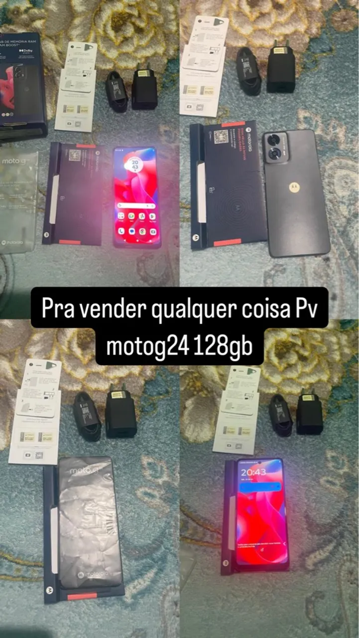 Moto G24 128gb + Acessórios