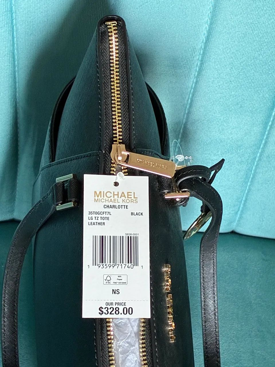 Bolsa Michael Kors Charlotte ORIGINAL NOVA - Foto 4