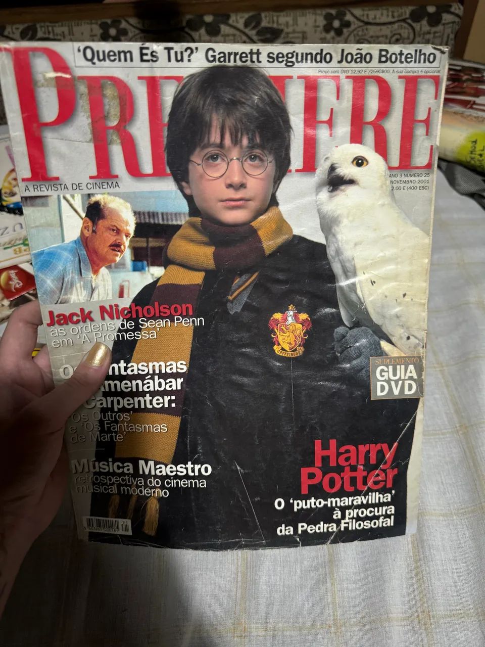Revista especial rara e antiga Harry Potter 