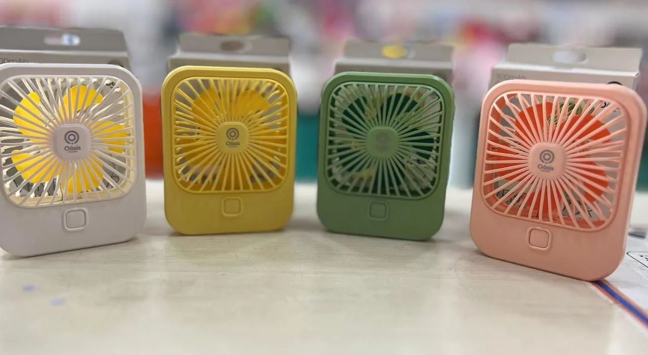 Mini Ventilador Portátil Oasis - Compacto e Elegante - Foto 2