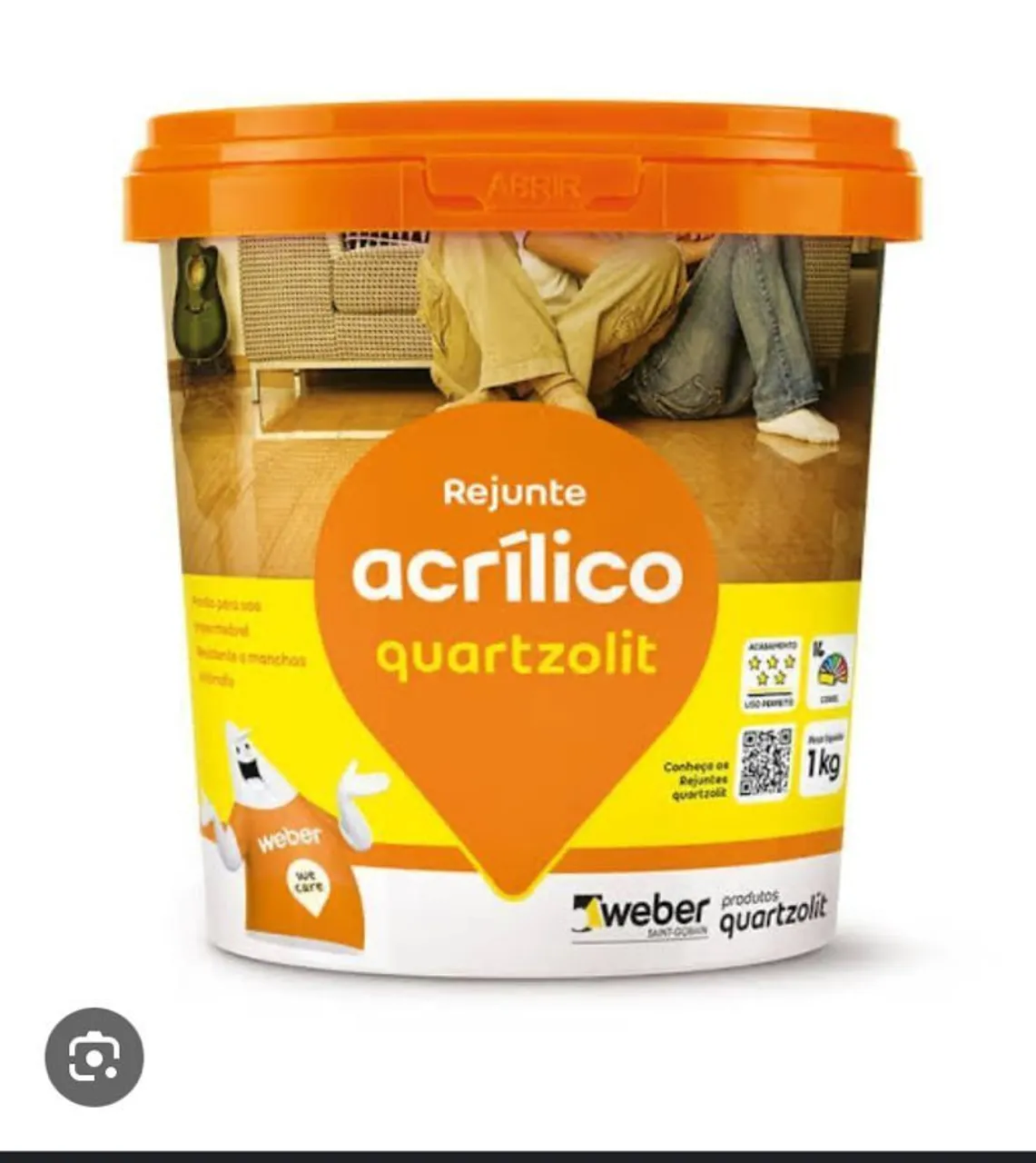 Rejunte Acrílico Quartzolit 1kg tenho 20 unidades valo da unidade $37 só ligar *71