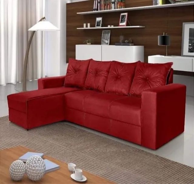 Direto da Fábrica Sofá Prime 2,60m com Chaise (1,40m) - Várias cores disponíveis! - Foto 2