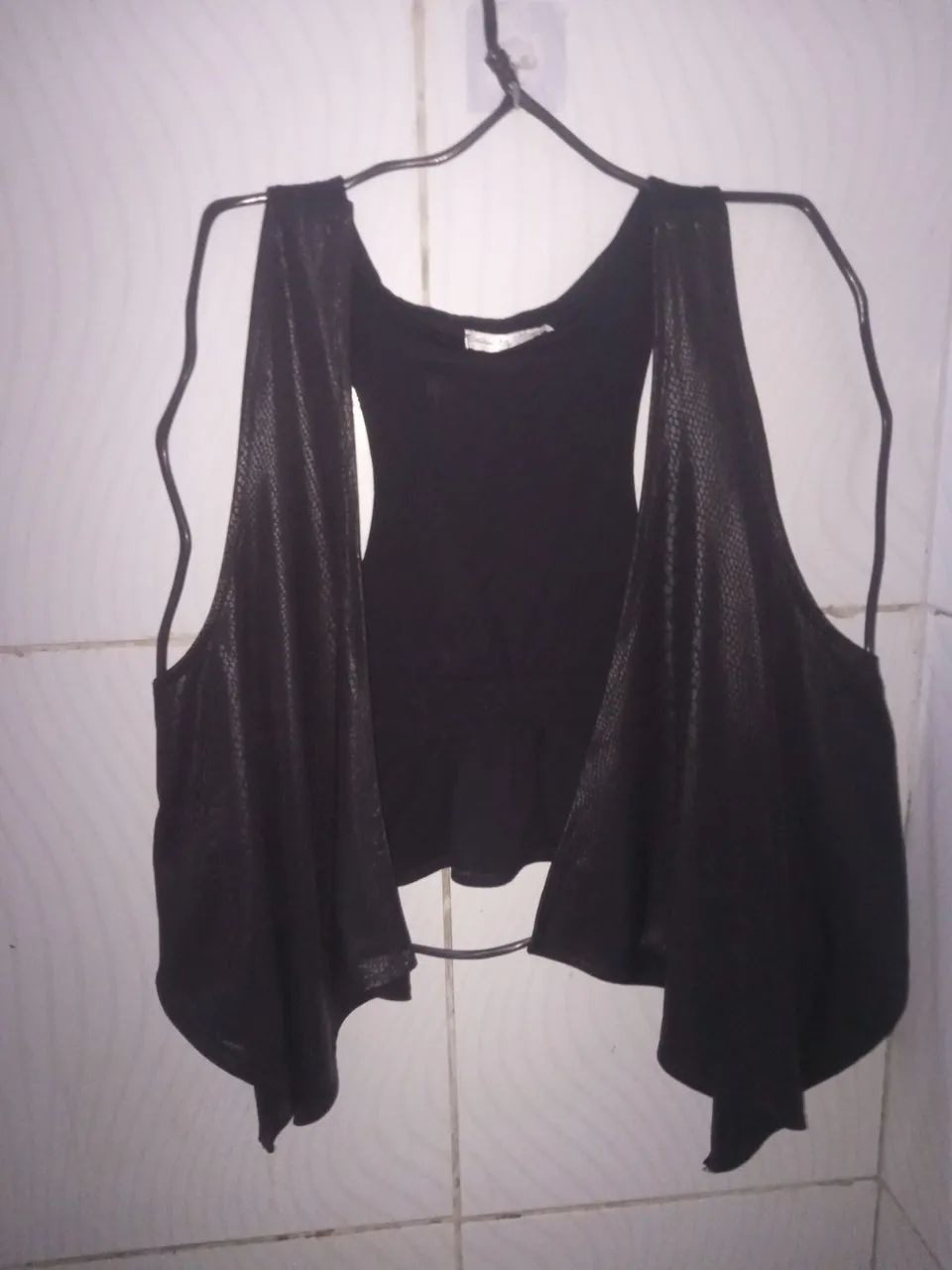 Colete Preto Feminino M 