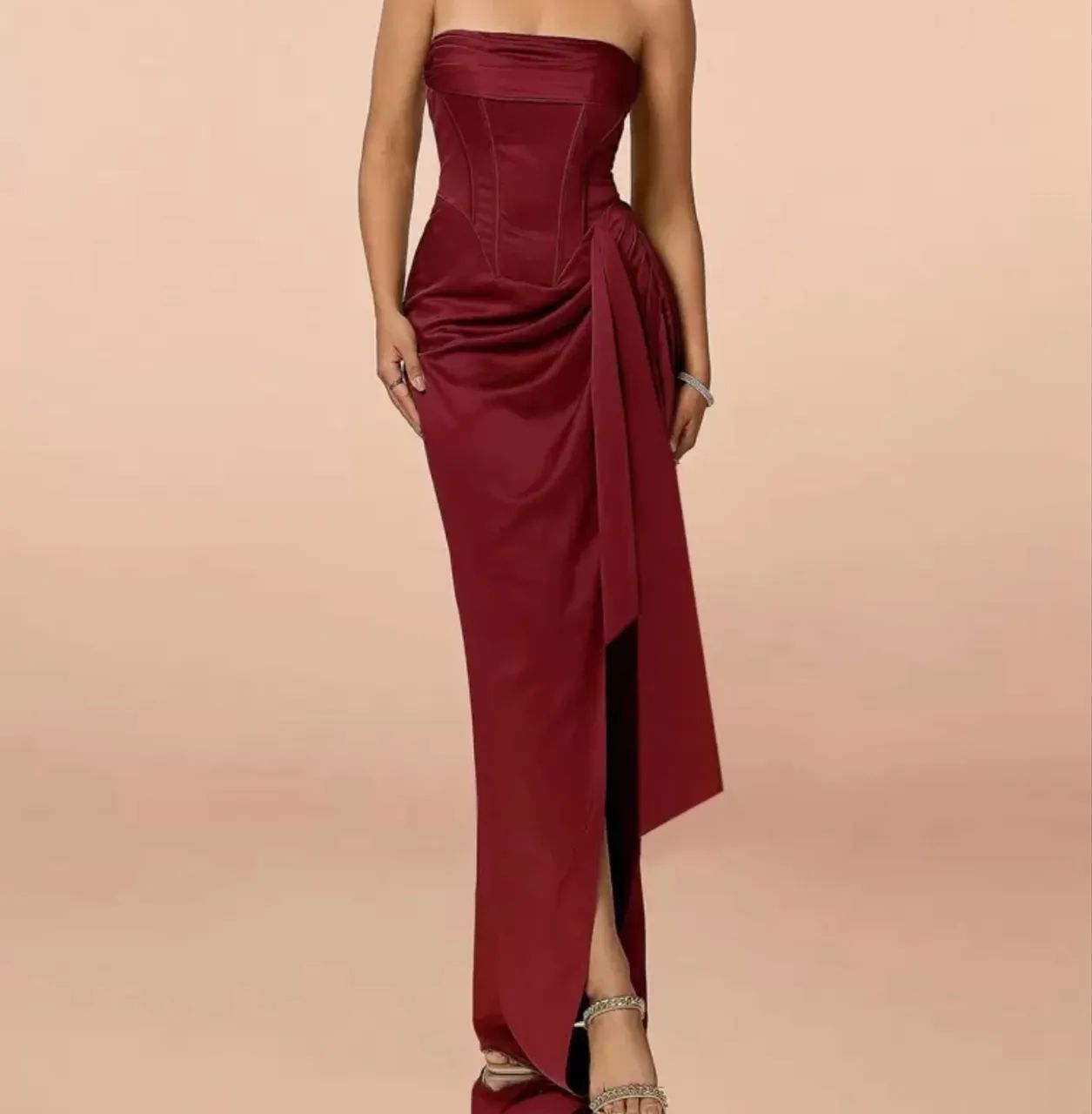 Vestido formal vinho novo!  - Foto 3