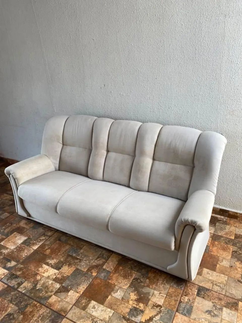 Lindo Sofá De Linho Tok & Stok - Foto 3