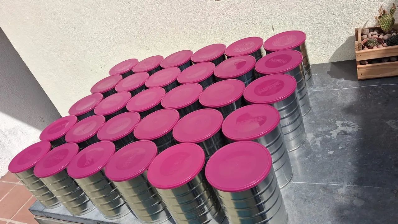 Latas de Leite para Artesanato  - Foto 2