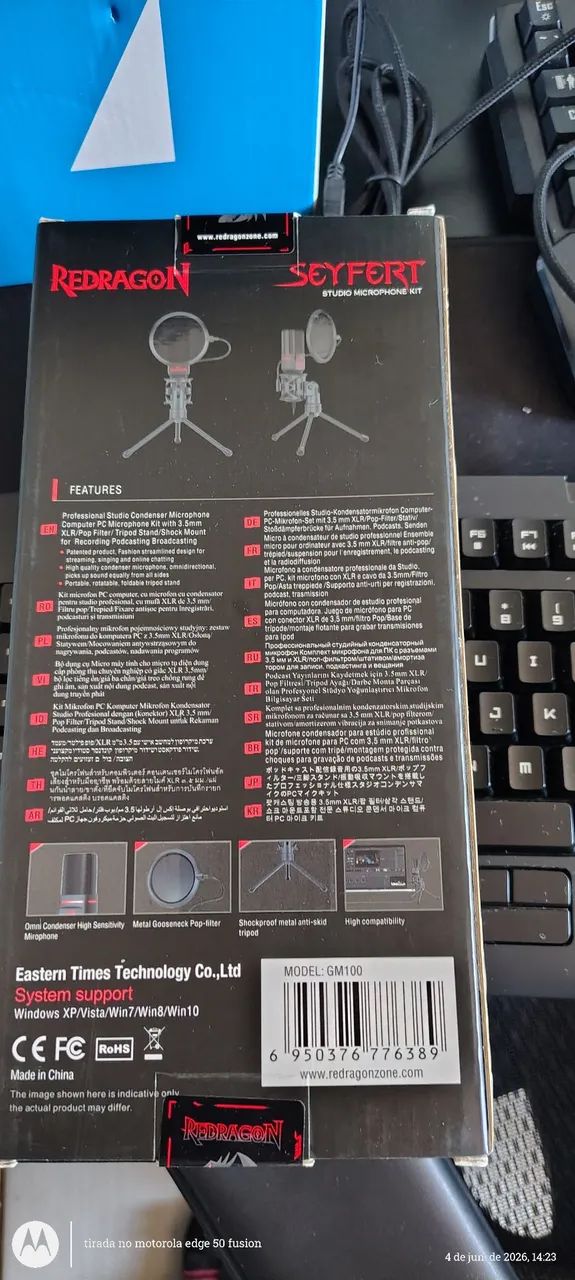 Microfone SEYFERT REDRAGON  - Foto 2