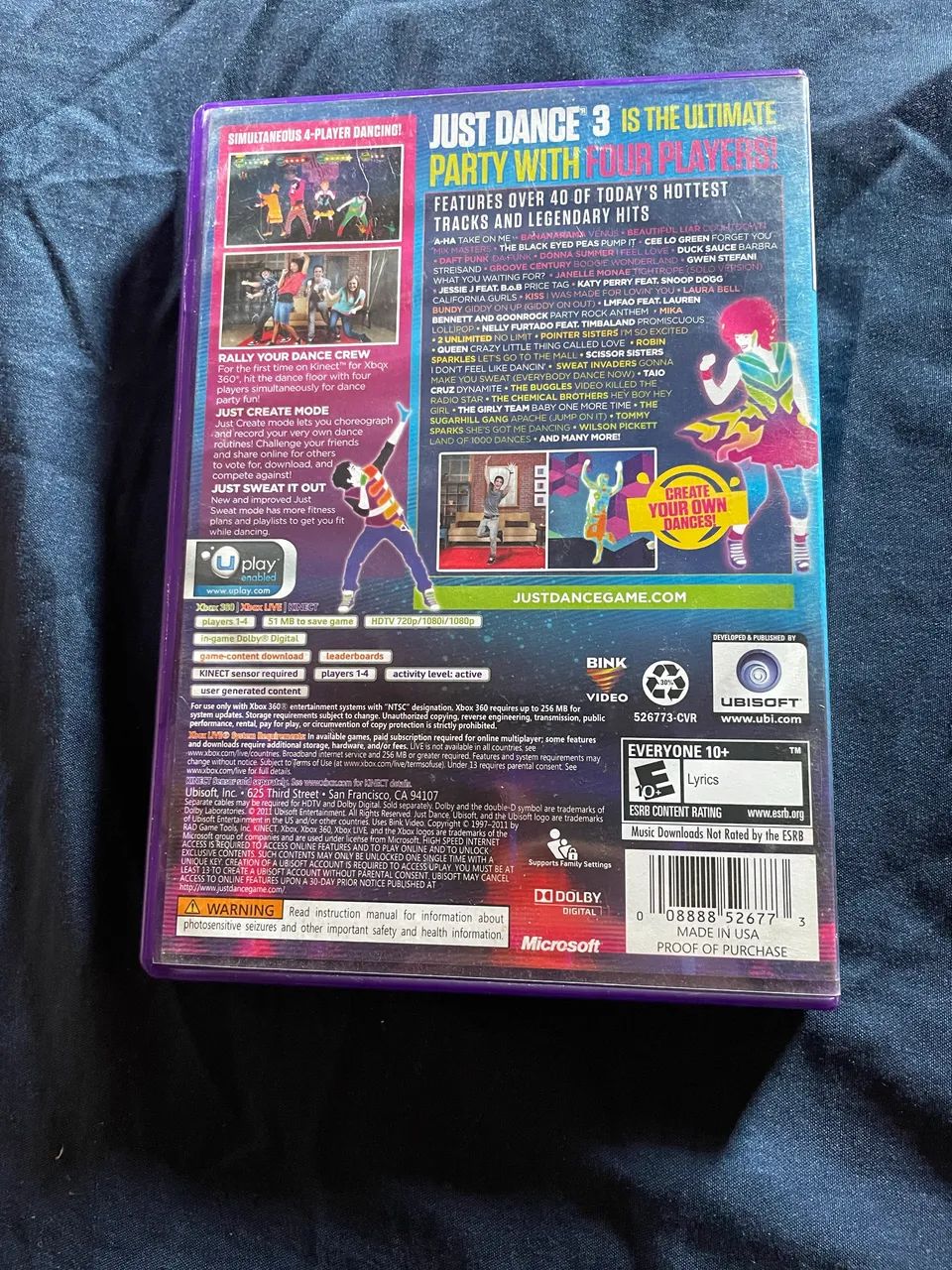 Jogo Just Dance 3 Xbox 360 Original (Requer Kinect) - Foto 5
