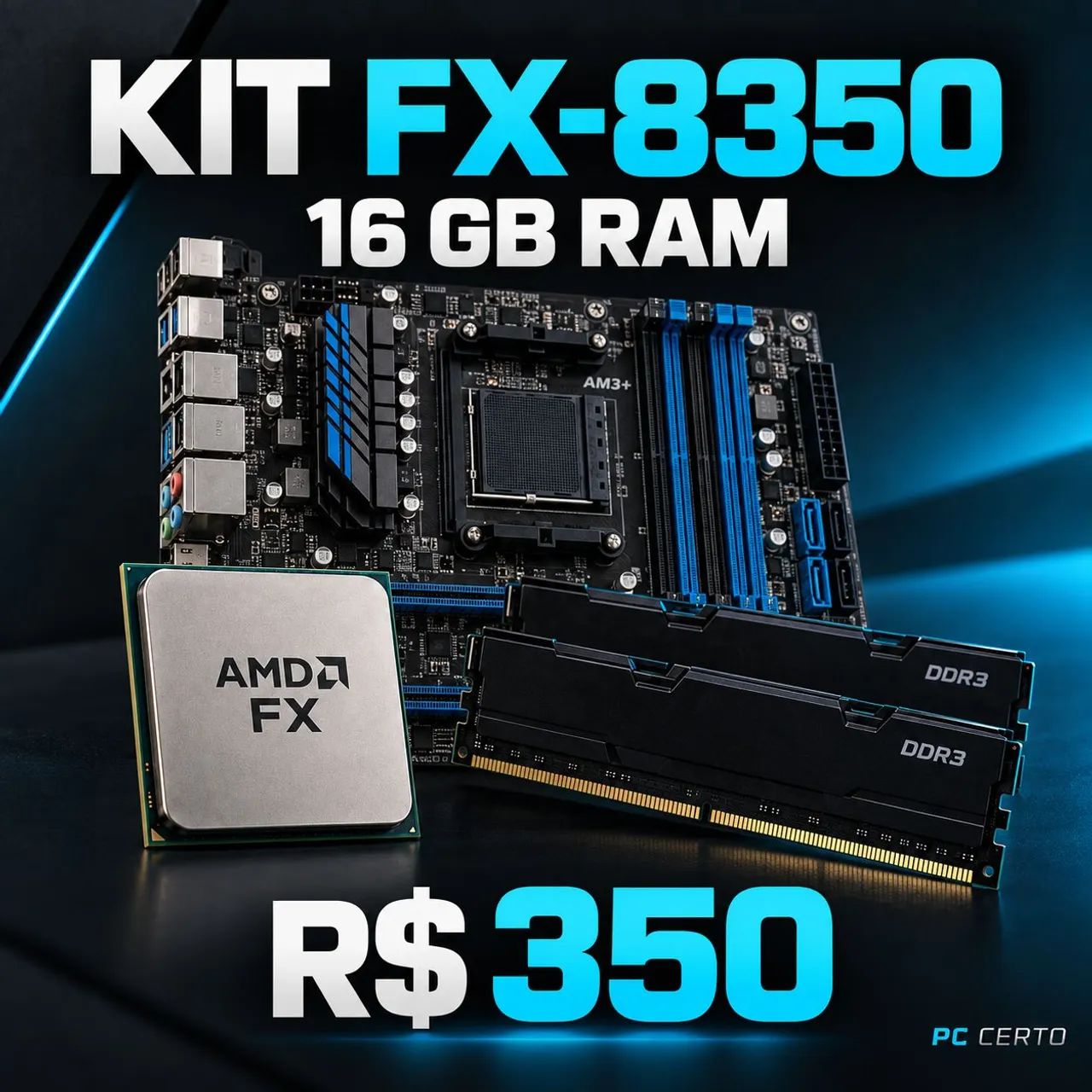Kit fx 8350 + 16gb