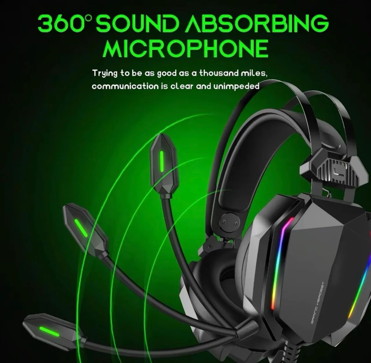 Headset Gamer Delta F5032 com Microfone - Novo - Foto 2