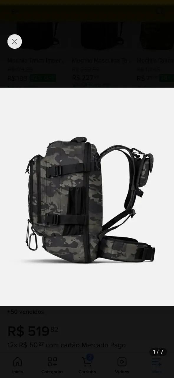 Mochila Tática Duster Invictus