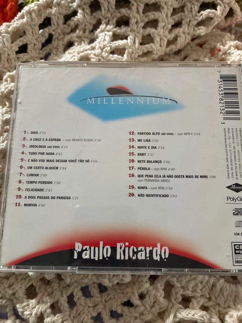 Cd Paulo Ricardo Millenium impecável de colecionador - Foto 2