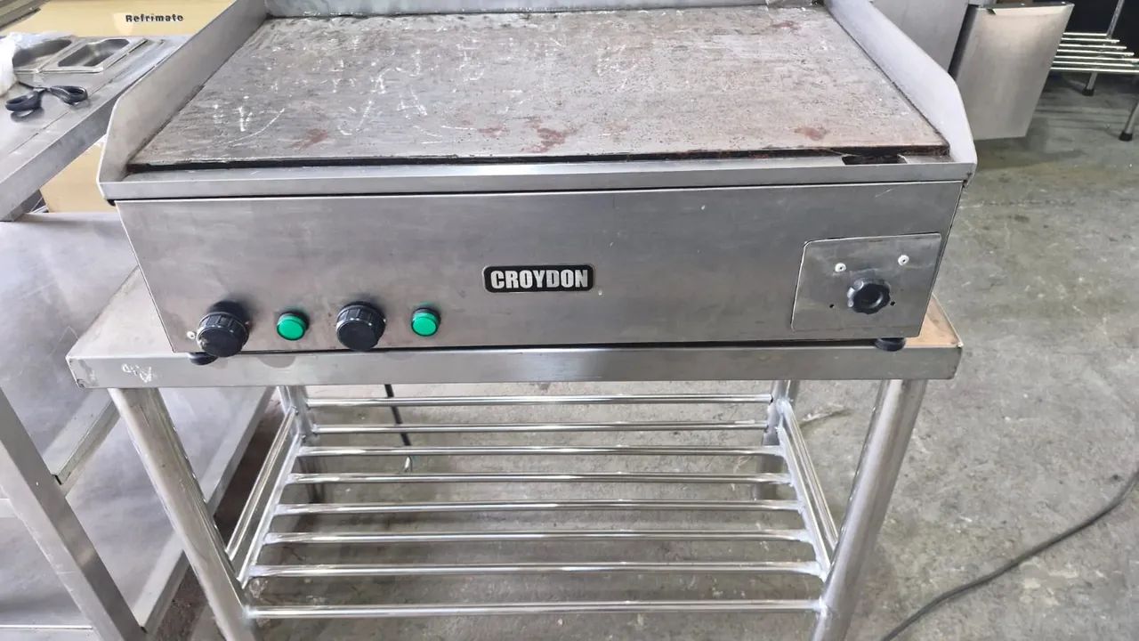 Chapa Elétrica  Croydon com a Mesa Inox  - Foto 3