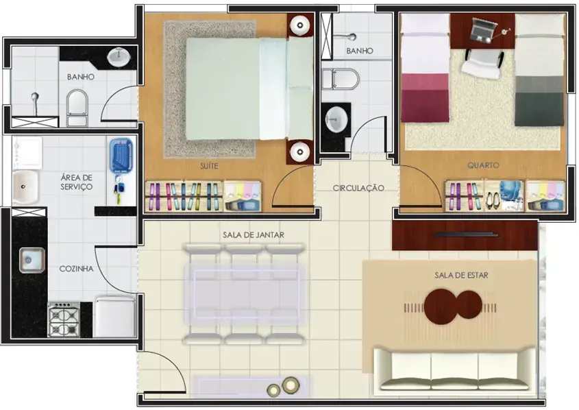 PLANTA 60m²