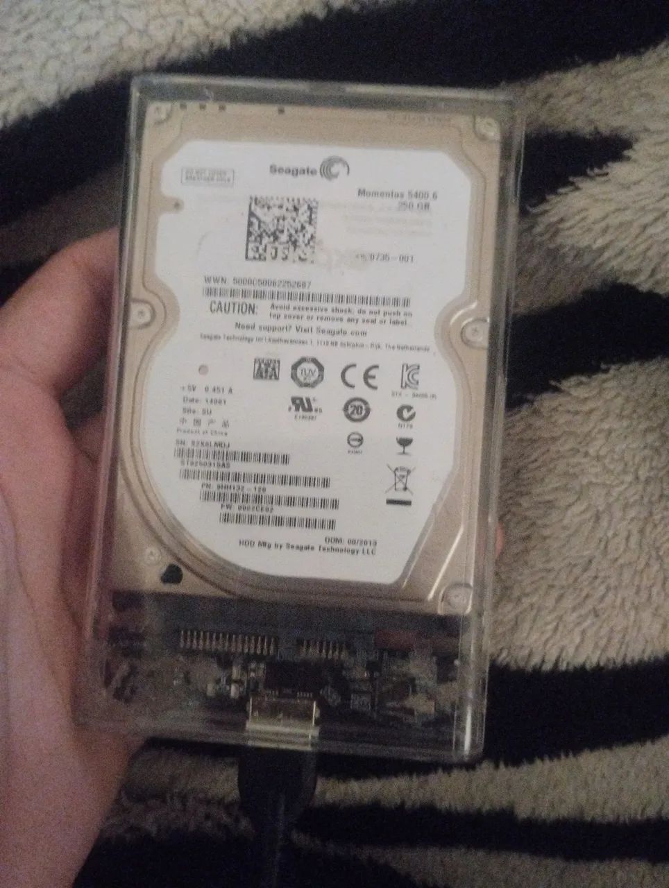 HD externo+kayze 250gb - Foto 4