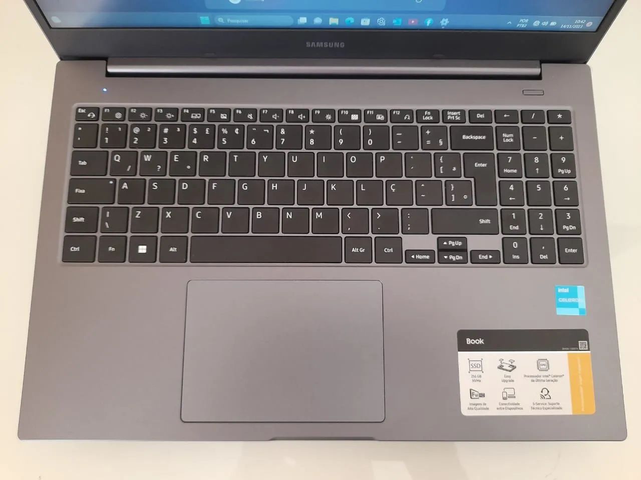 Notebook Samsung Book 256SSD Tela 15,6 antirreflexo "Windows 11" - Foto 2