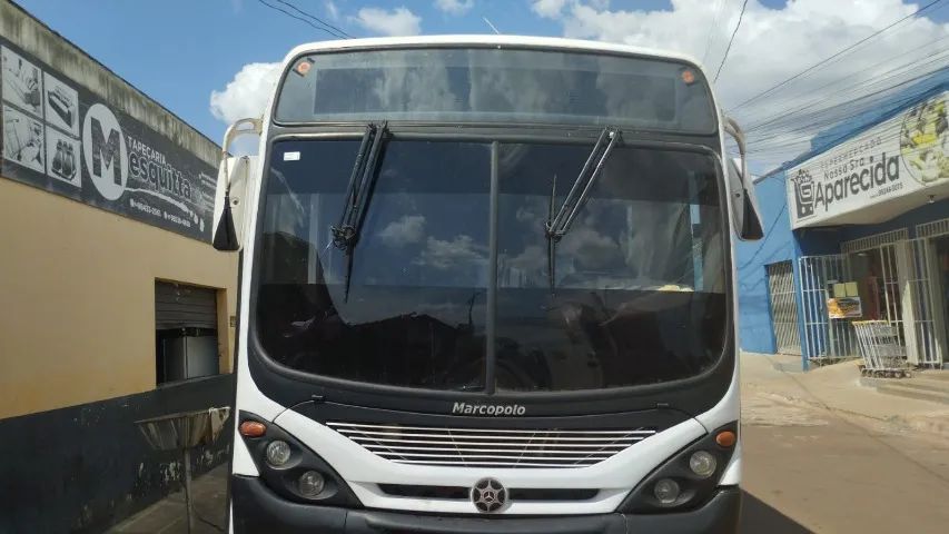 Ônibus Marcopolo branco, em perfeito estado com tudo funcionando. - Foto 2