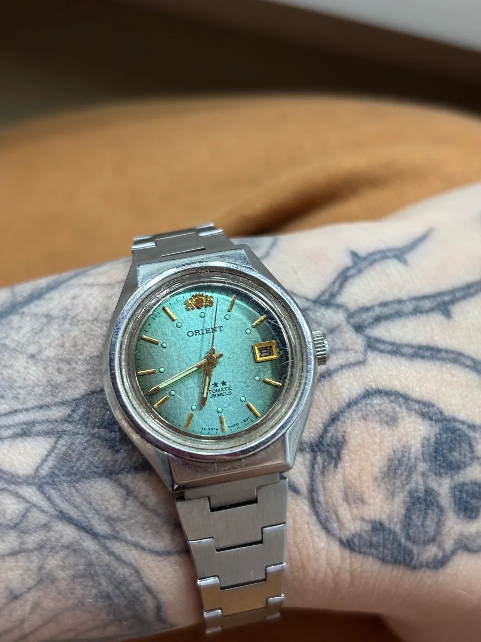 Relógio orient 557MD5 automático vintage 1991 