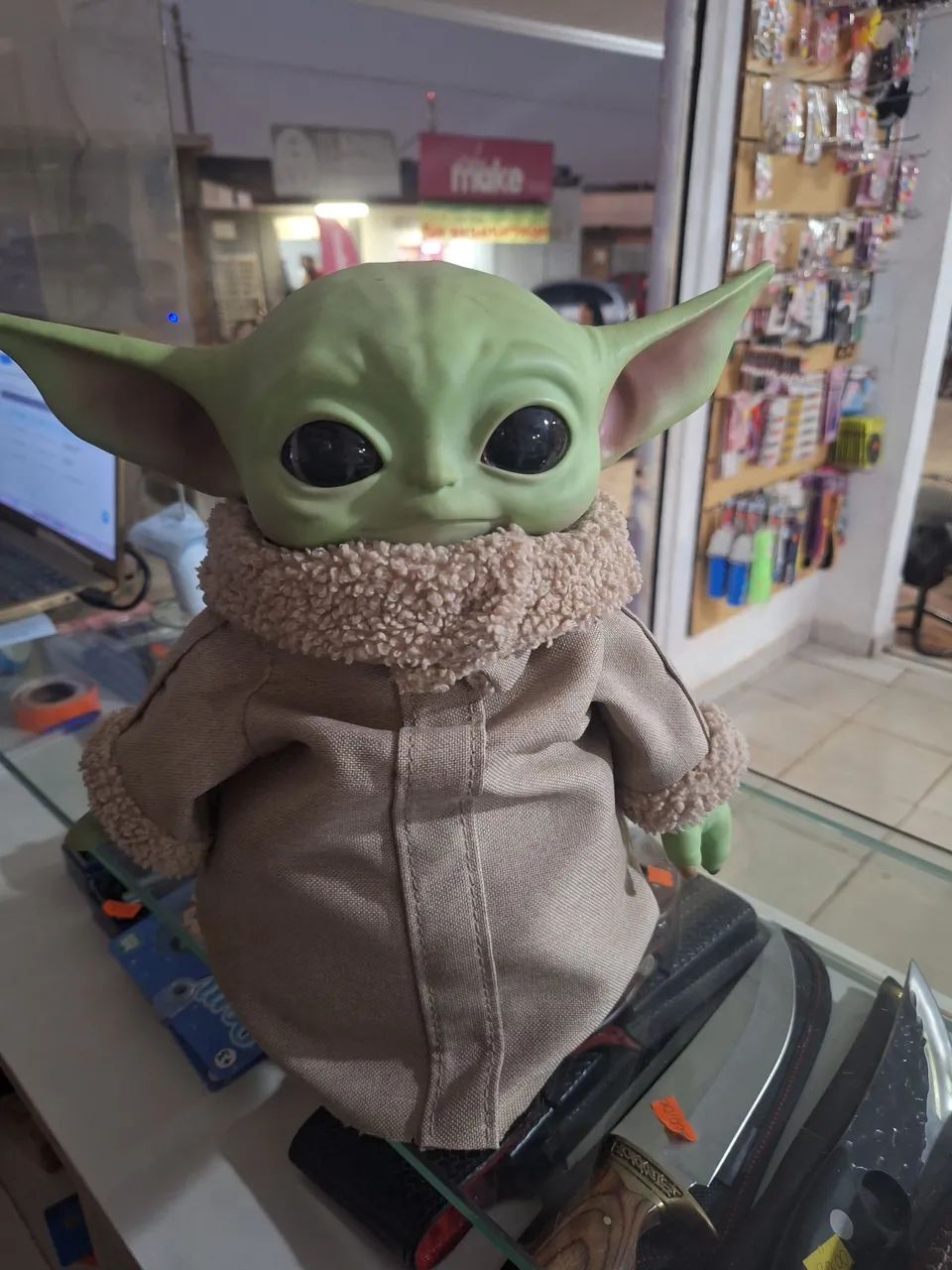 Boneco Pelúcia Bebê Yoda Mandalorian Star Wars - Foto 3