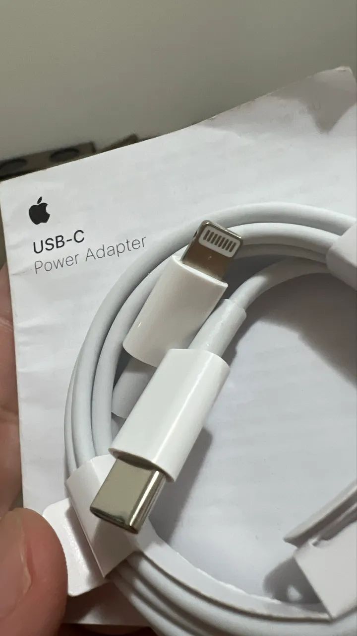Cabo do iPhone 14 original Lightning USB C 