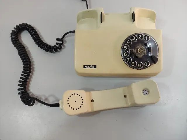 Telefone De Mesa Disco Equitel Antigo Original S7t (Usado) - Foto 6
