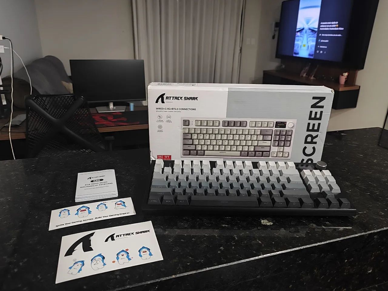 Teclado Gamer - Attack Shark k86 - Foto 2