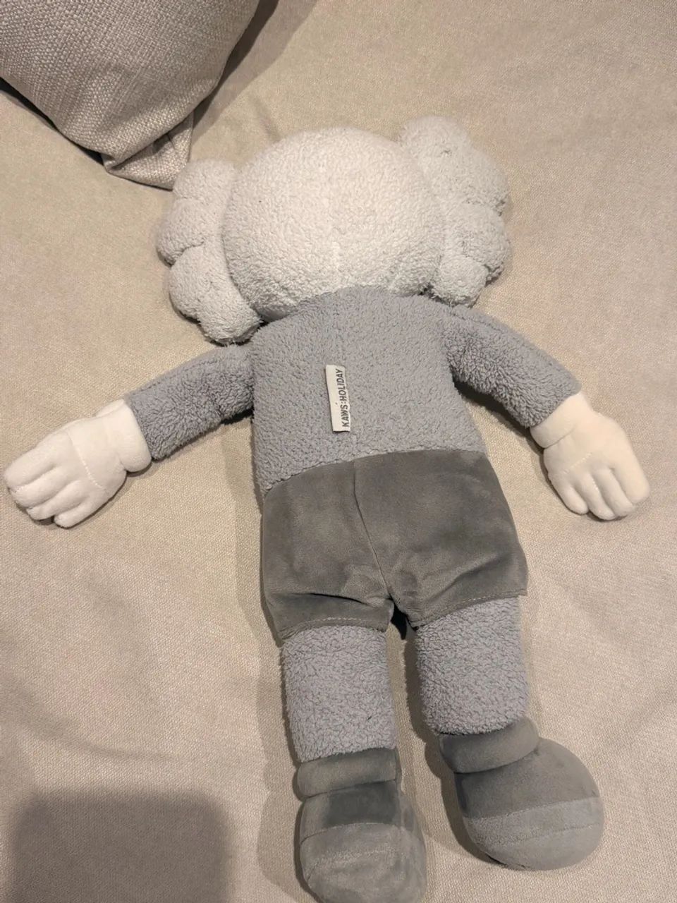KAWS Holiday Hong Kong Companion Plush Grey 20? - Original