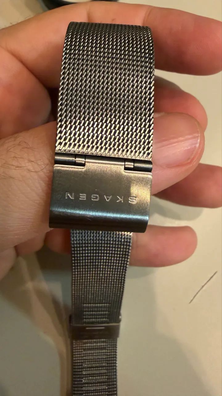 Skagen Titanium Blue dinamarquês - Foto 4