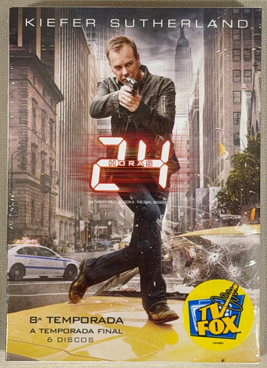 Box DVD 24 Horas 8ª temporada completa (original e lacrado) - CDs