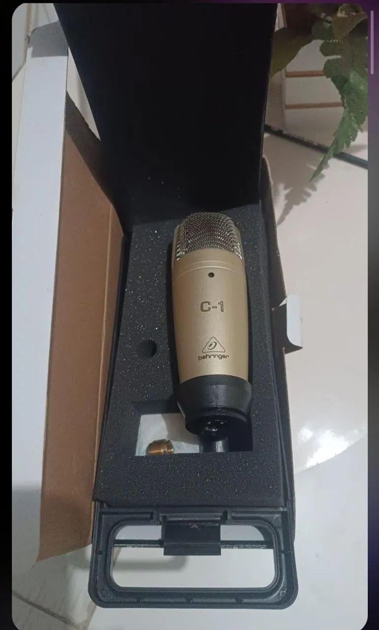 Vendo microfone condensador Behringer C1 (novo) - Foto 2