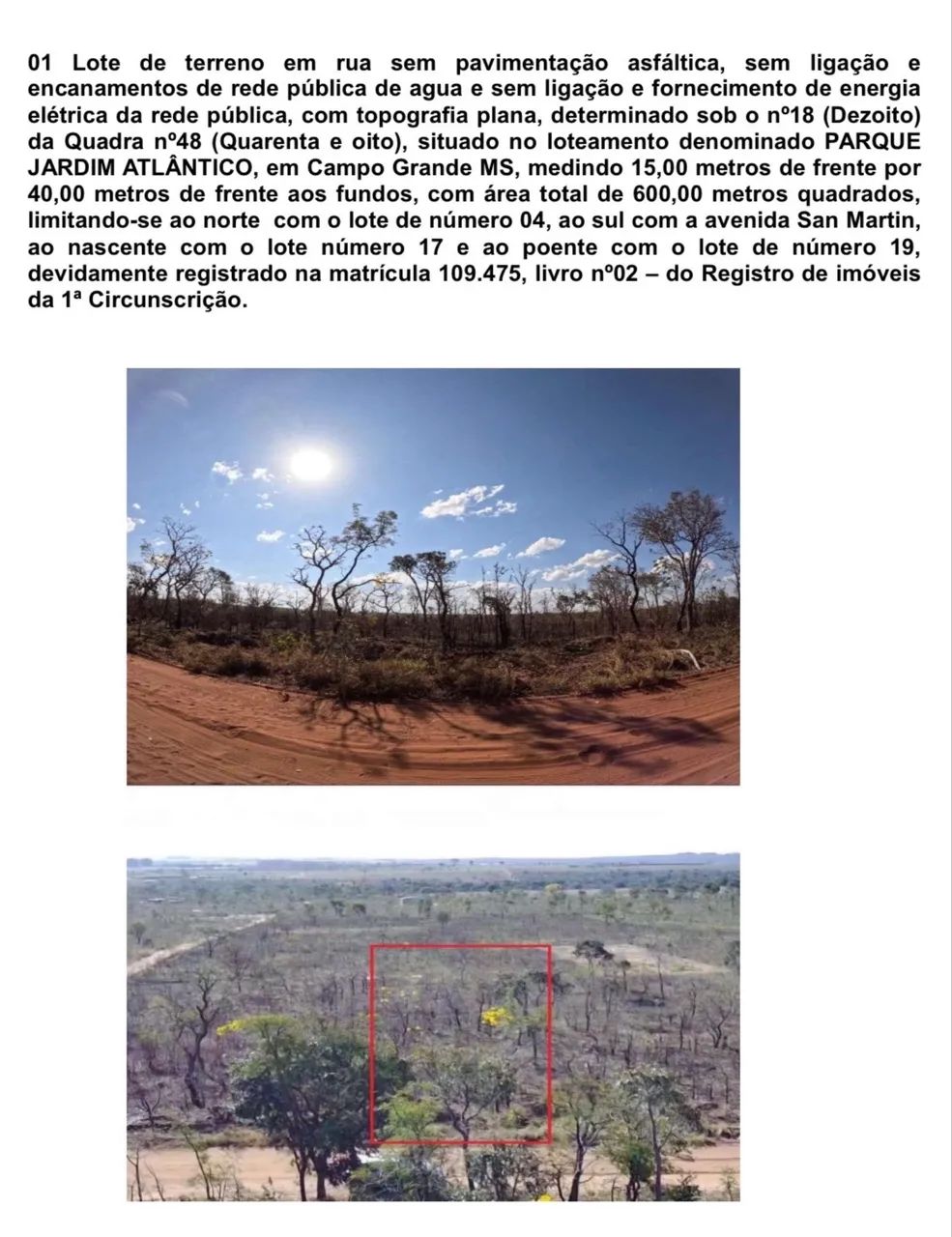 Vendo terreno balneário Atlântico 