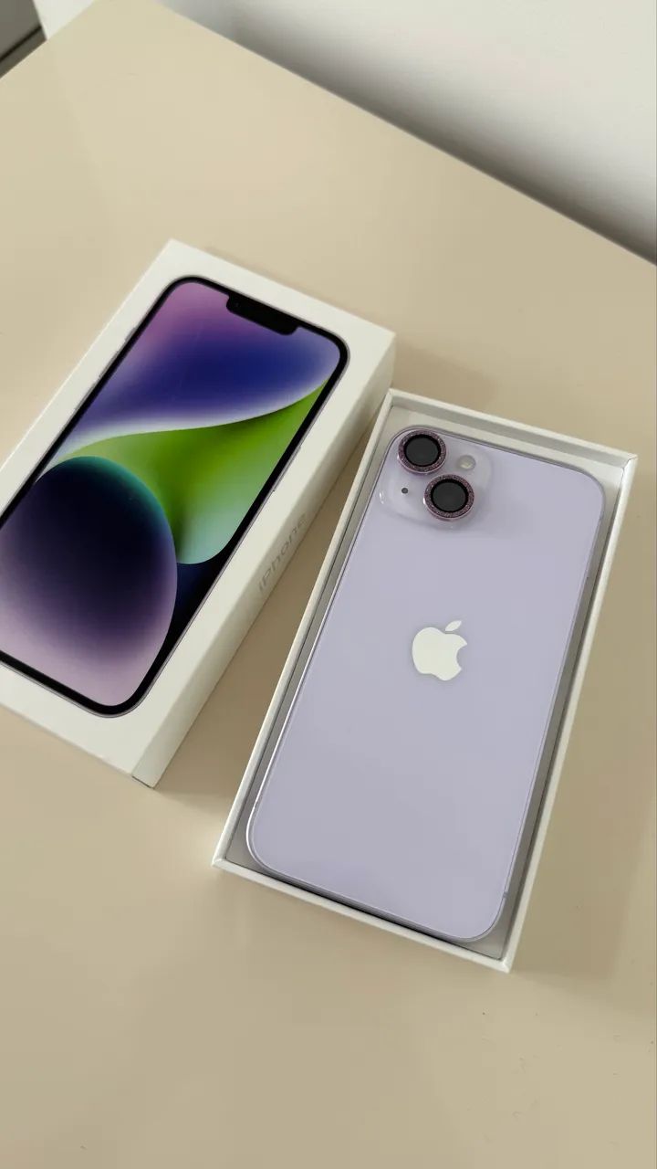 iPhone 14 128GB Lilás/roxo  - Foto 2