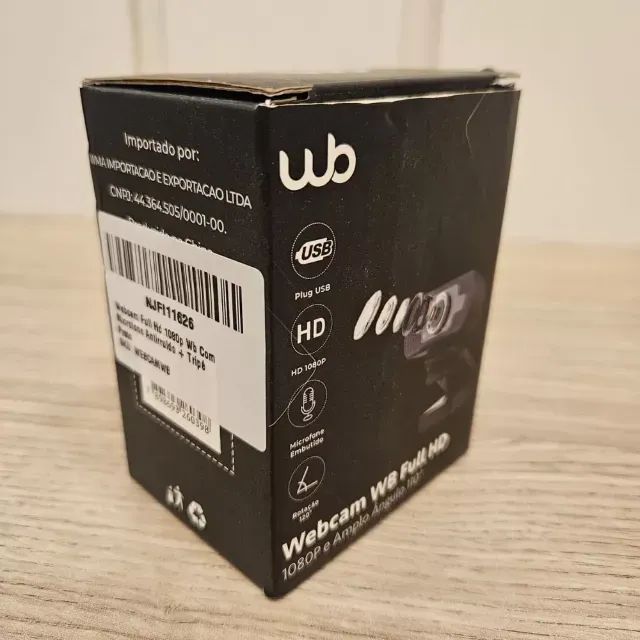 Webcam Full HD 1080P WB Amplo Ângulo 110° - Foto 2