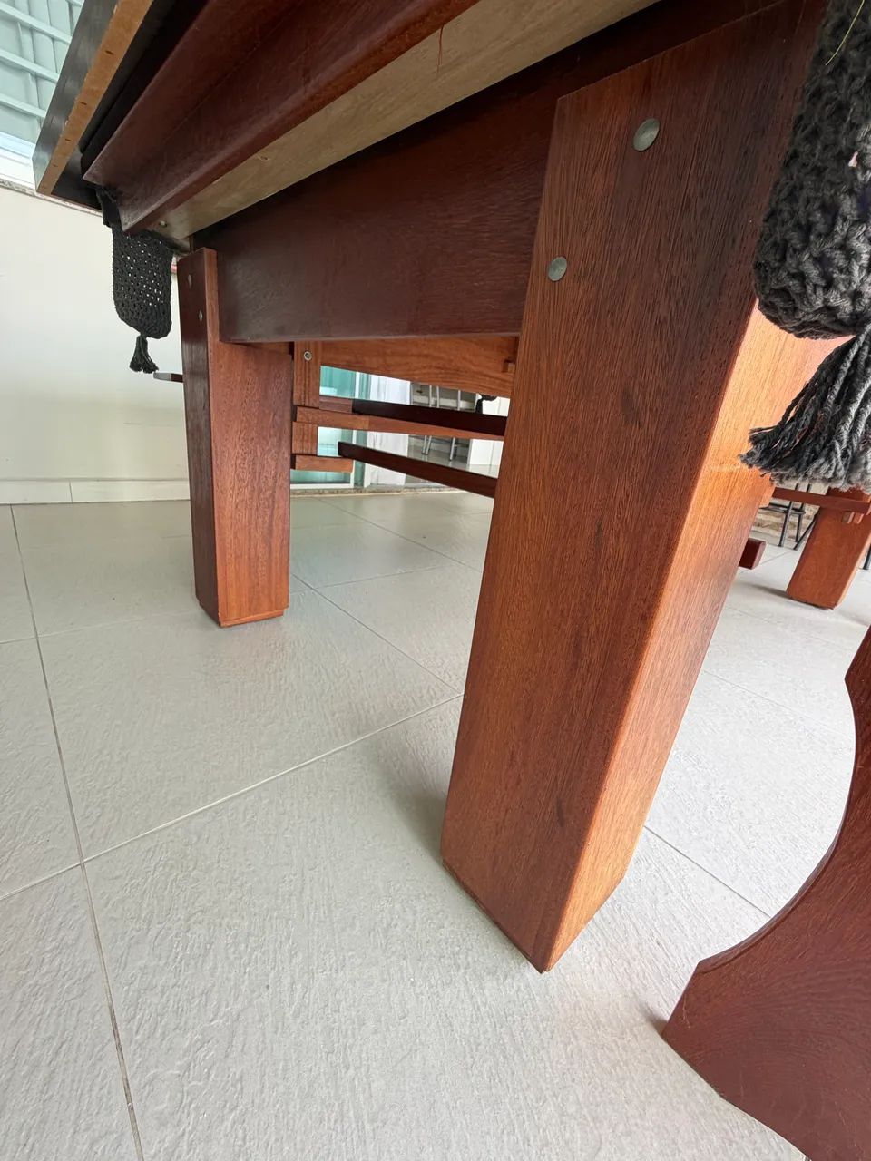 Mesa de sinuca e jantar com bancos  - Foto 5
