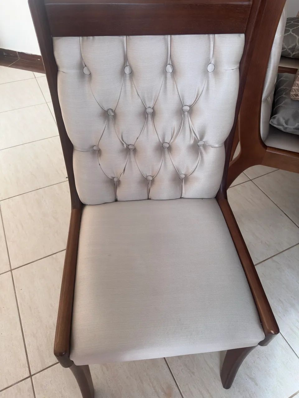 Mesa com 8 cadeiras luxo - Foto 4