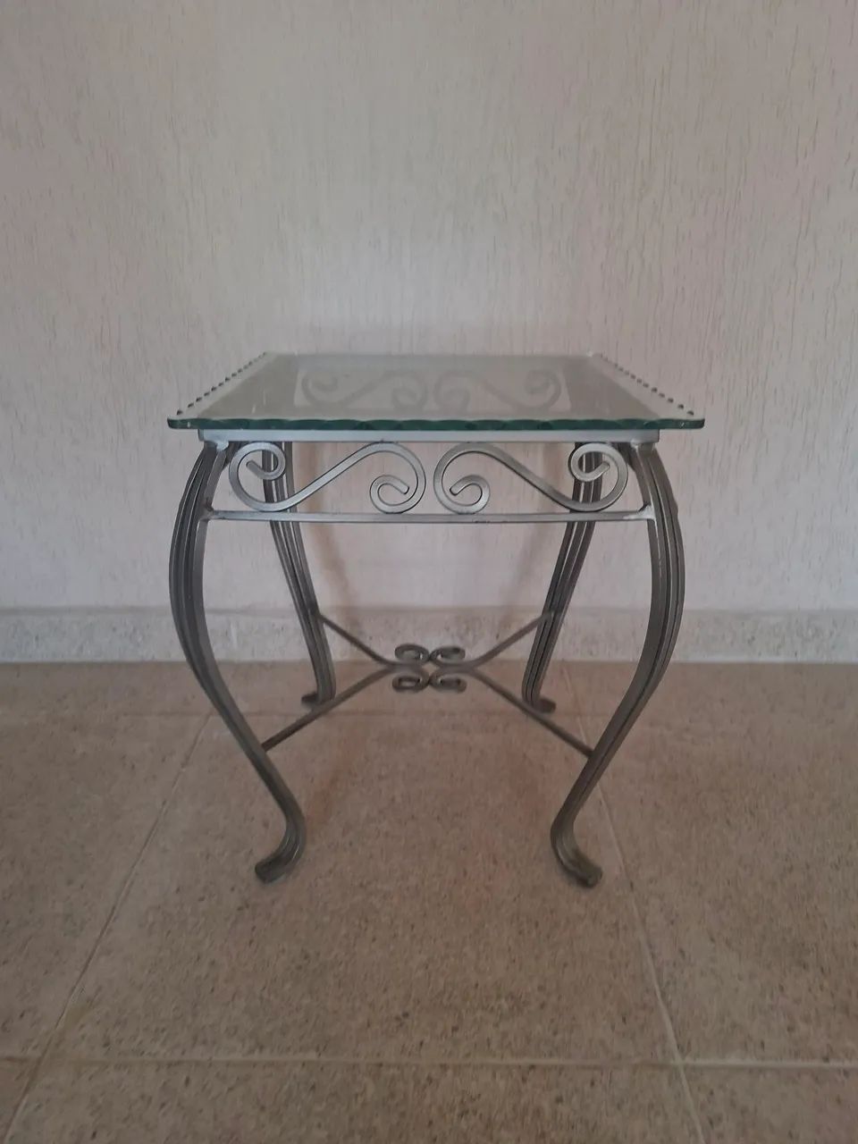 Mesa ferro com tampo vidro - Foto 3