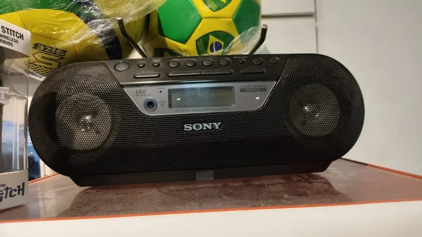 toca cd sony com usb e radio