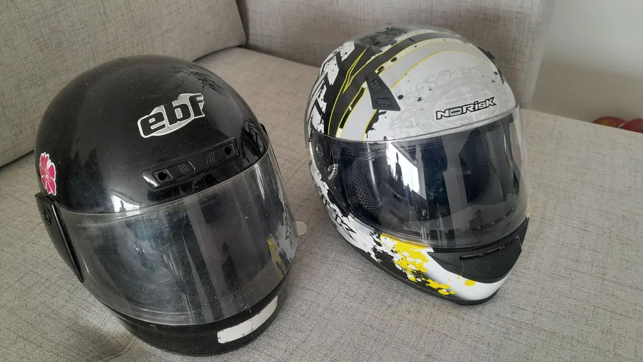 2 Capacetes - Norisk e Ebf - Foto 2