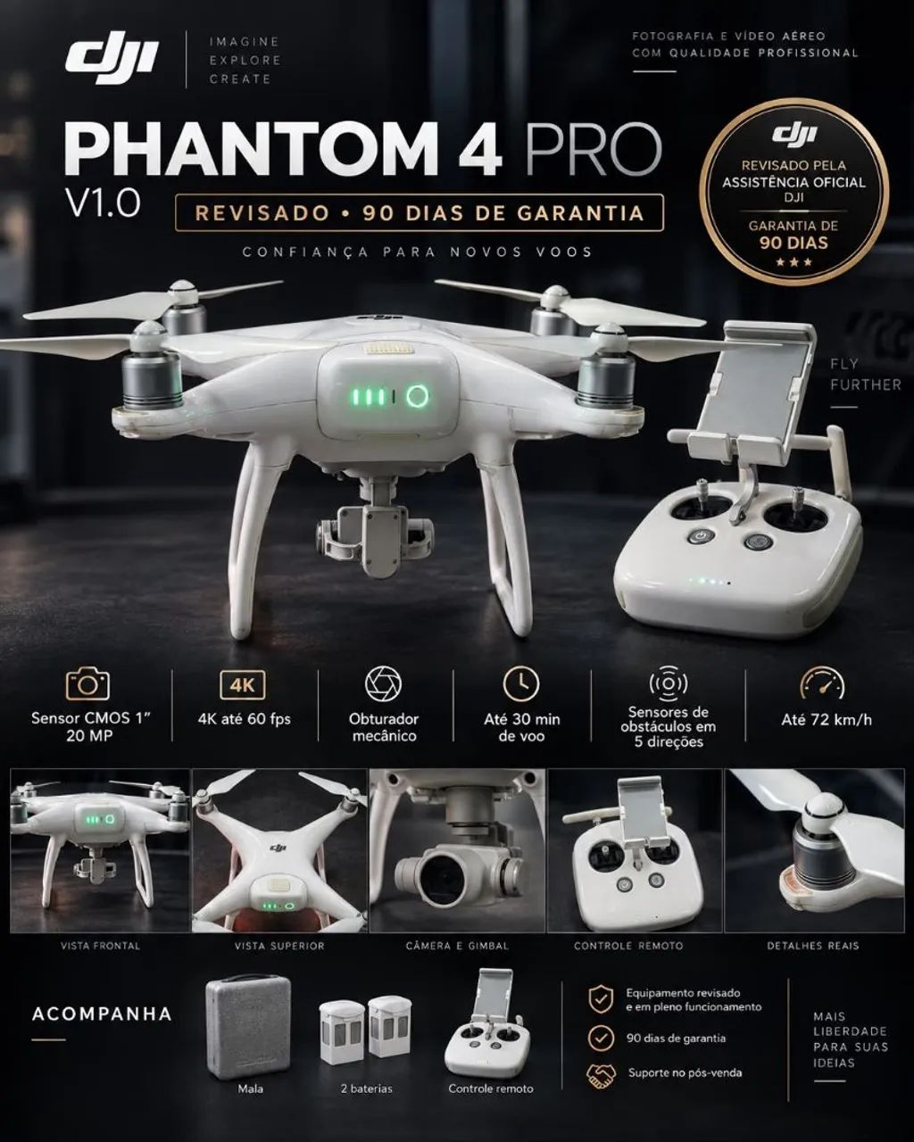Drone DJI Phantom 4 pro