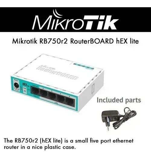 Roteador MikroTik RouterBOARD hEX 