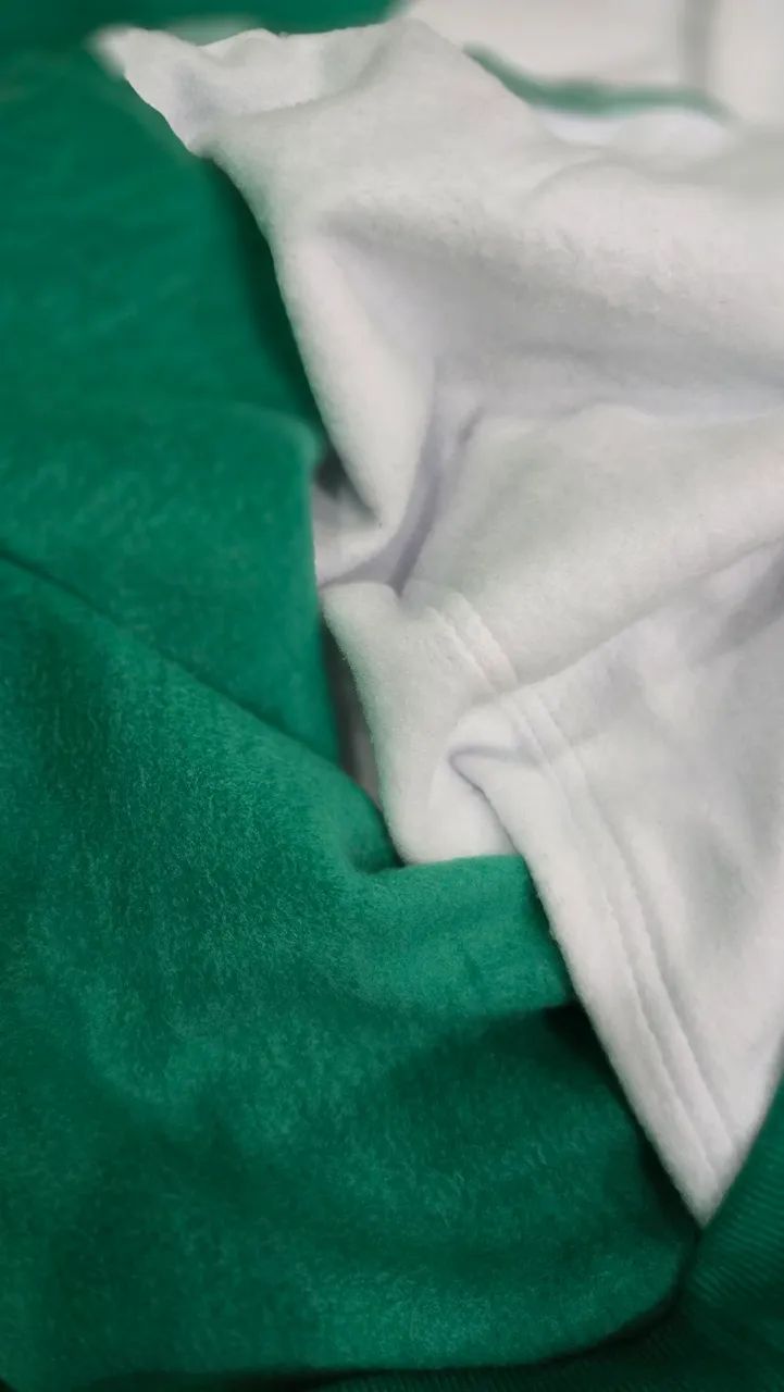 Palmeiras blusa moletom capuz flanelada - Foto 3