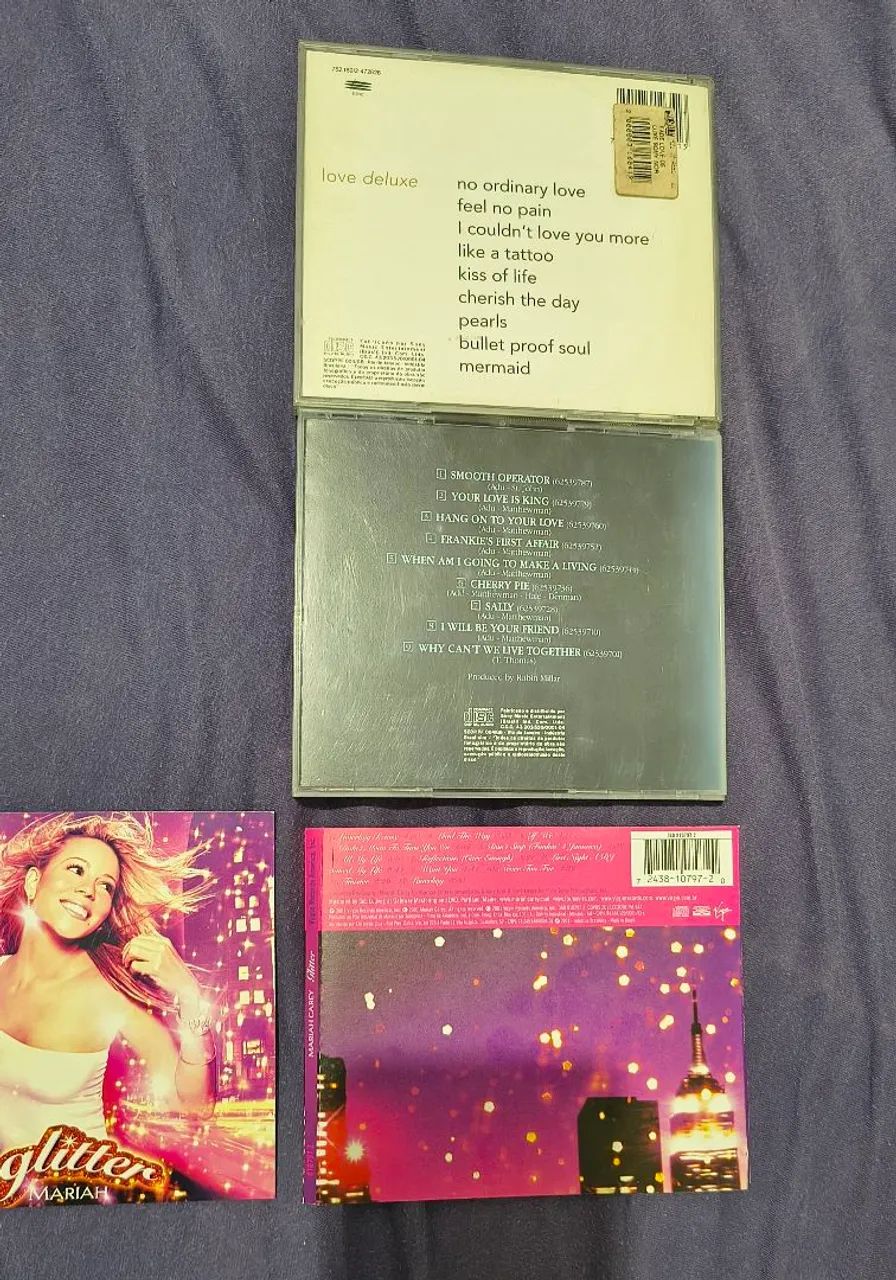 Encartes: Sade, Mariah Carey e Pulp Fiction (SEM OS CDS) - Foto 3