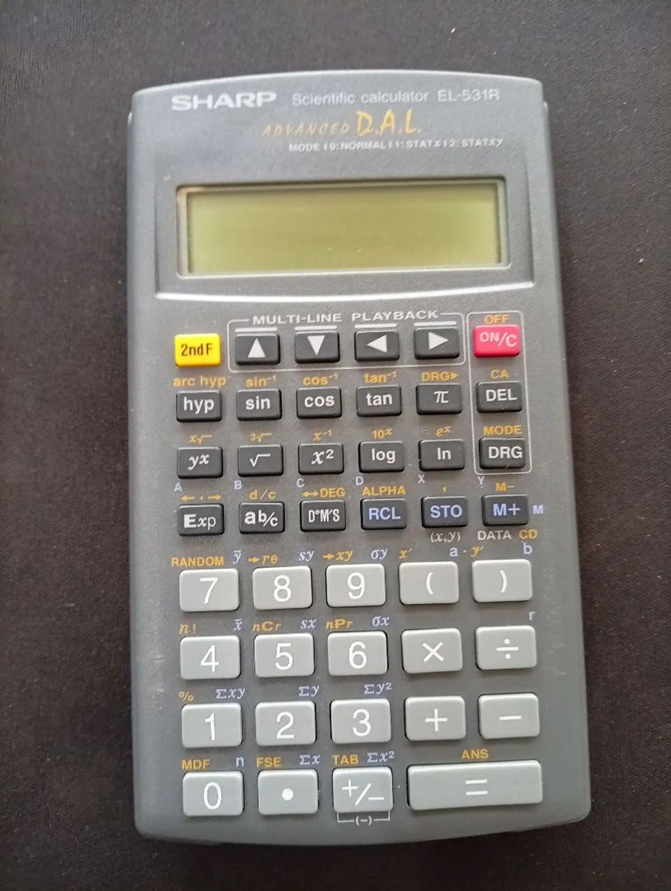 Calculadora científica Sharp EL-531R sem bateria 