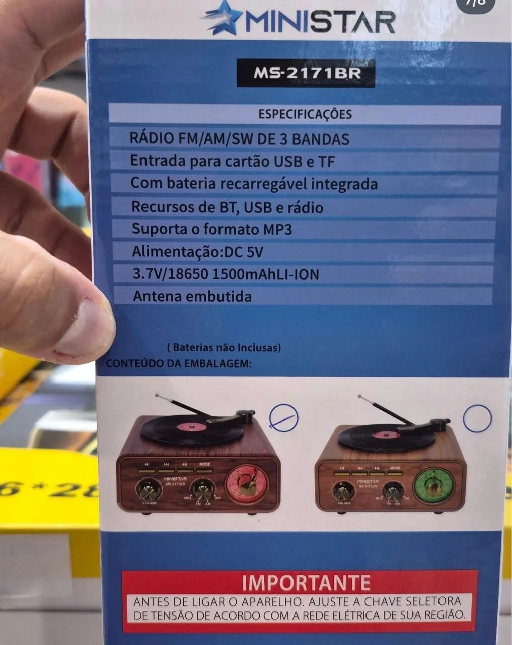 MS-2171BR RADIO USB/FM - Foto 3