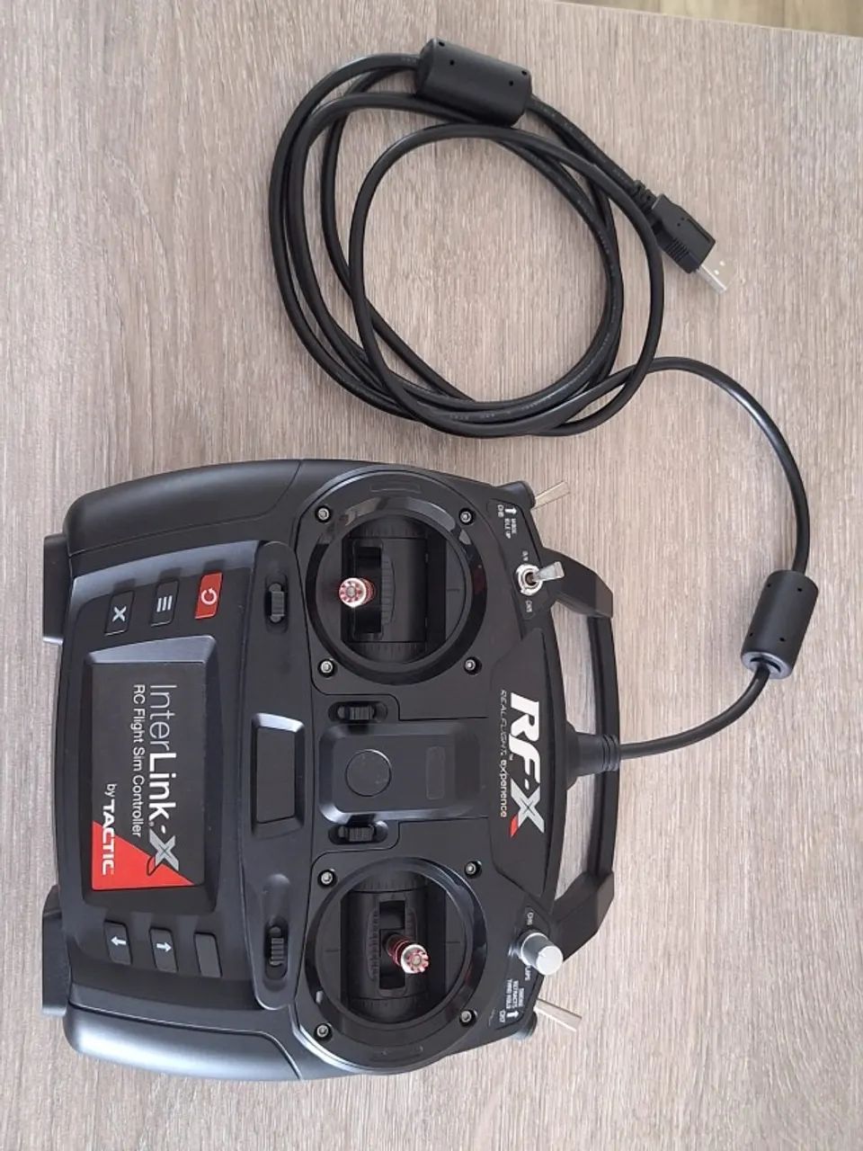 Simulador Real Flight RF-X Flight Interlink-X Controle (Mode 2